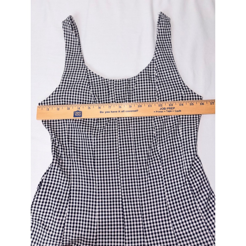 Universal thread Target Black White Gingham Midi … - image 11